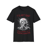 Zombie, It's Not Easy Being a Ray of Sunshine T-shirt (FRONT PRINT)