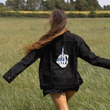 Middle Finger Denim Jacket