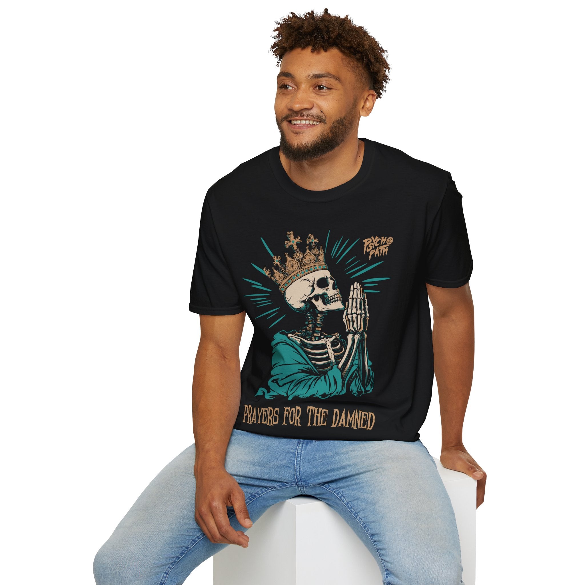 Prayers For The Damned T-Shirt (FRONT PRINT)