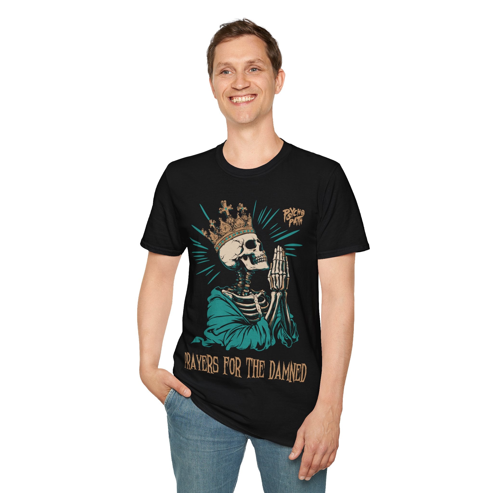 Prayers For The Damned T-Shirt (FRONT PRINT)