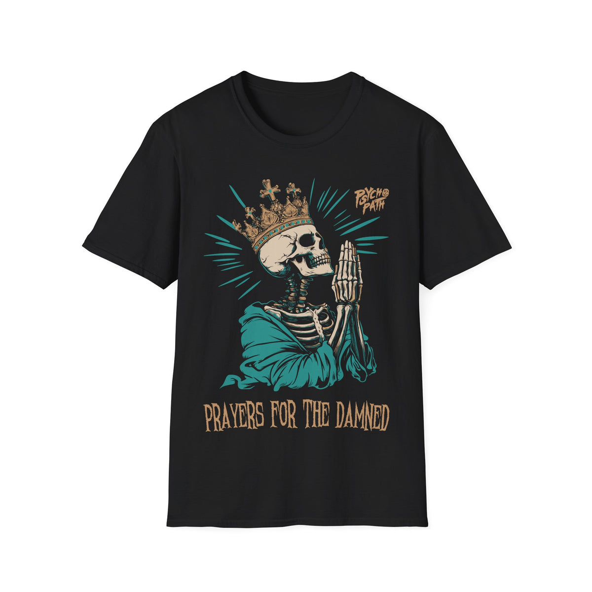 Prayers For The Damned T-Shirt (FRONT PRINT)
