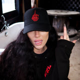 Red Middle Finger - Standard Cap