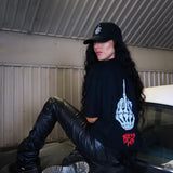 White Middle Finger - Standard Cap